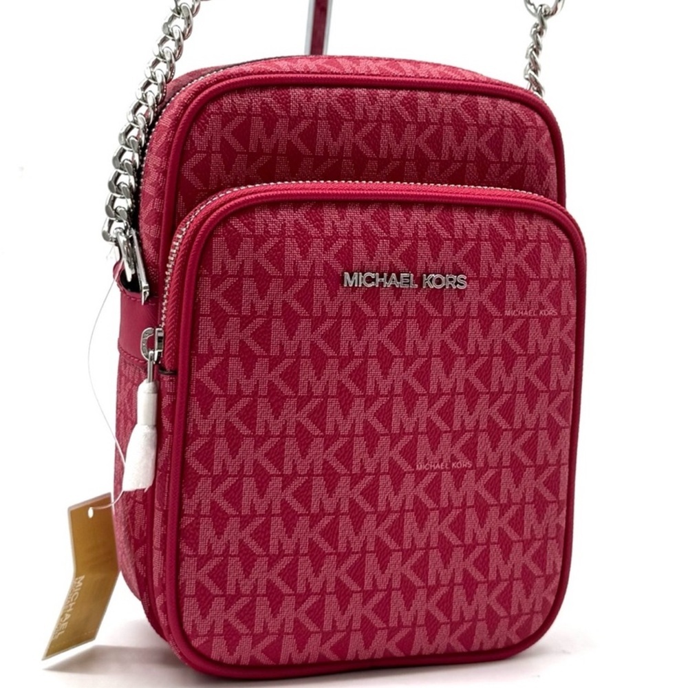 Michael Kors Medium NS Chain Xbody Bag Dark Raspberry